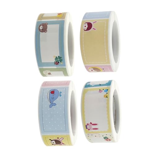 DIKACA �c�t���p���惉�x���X�e�b�J�[4���[�� �h���菑��������󔒃��x�� ���� �m�[�g �e�퐮���ɕ֗��ȑ��ړI���O�V�[�� A4�T�C�Y