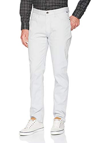 Pantalon sergé stretch Nautica gris idéal pour le bureau et les sorties