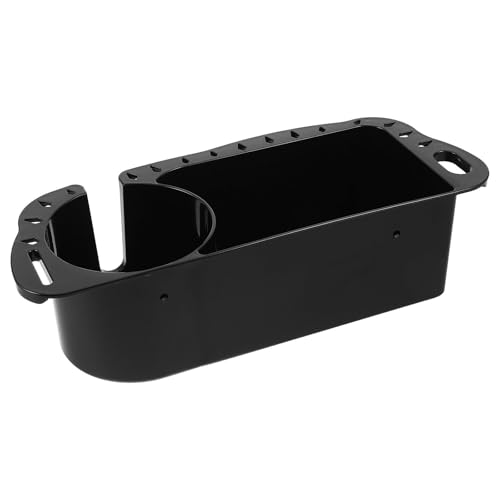 Boîte de rangement bateau en ABS noir : support mural haute résistance pour matériel nautique