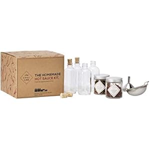 W&P Homemade Hot Sauce Kit Make Your Own Kit Chili Lab Spice Blend Home Kit Kitchen Essentials