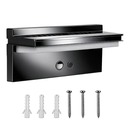 PORFOYO Lampe Solaire Extérieur, Lampe Extérieur avec Détecteur de Mouvement, Applique Murale Solaire 8W LED 73 Leds IPX5 Étanche, Économe en Énergie...