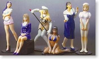 エポック社 2003年 G-taste 特別限定品 ＆ 美少女フィギュア 13体 エポック社 G-taste 全5種 胸像 BUST MODEL EPOCH カプセル