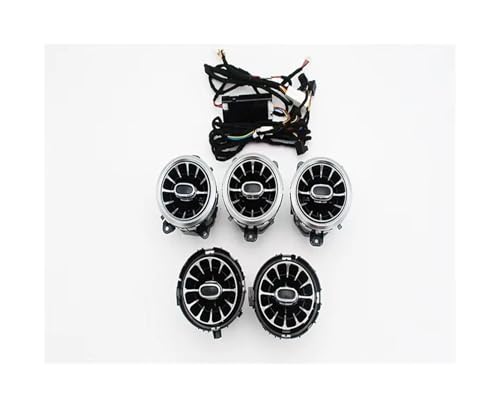64 Color Colorful Luminous Front Air Outlet Lossless Replacement Installation Compatible with Mercedes Benz A-Class W177 19-22 Models
