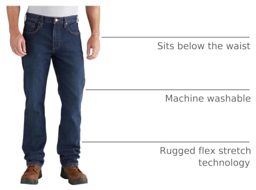 Image of Carhartt Men's Relaxed Straight Rugged Flex Jean