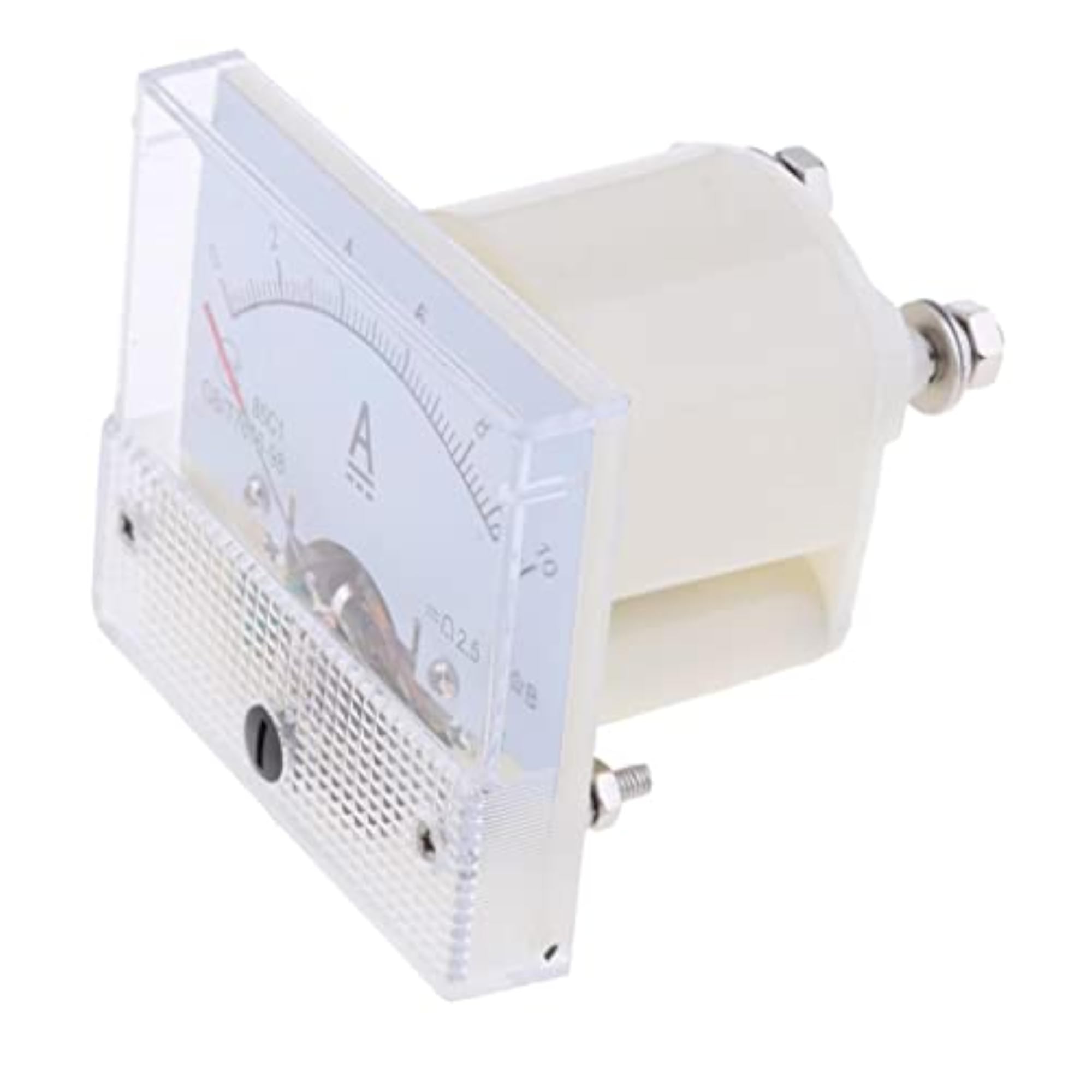 DC Ammeter Analog Panel Meter, 0-10A Current Gauge
