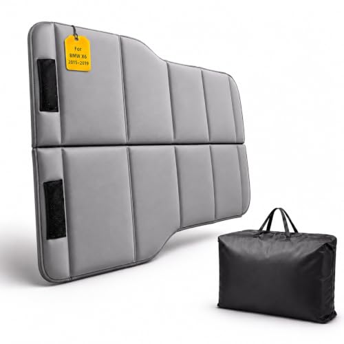 Image of Car Mattress for 2015-2019 BMW X6, Upgraded Non-Inflatable Thickened Foam SUV Car Camping Mattress, Foldable Trunk Sleeping Pad Car Bed Mattress for Road Trips Camping Travel