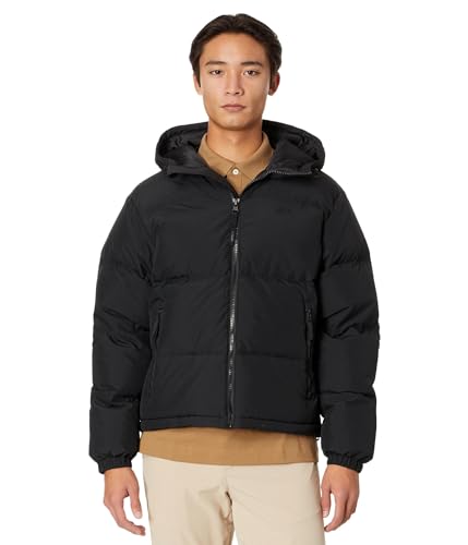 Lacoste Men's Solid Full Zip Puffer Parka Jacket