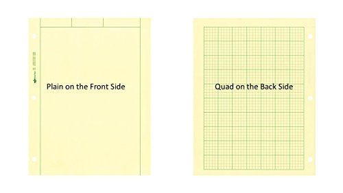 National Bloco de computação, 12,7 x 12,7 cm e não pautado, 21,6 x 27,9 cm, 100 folhas (42382)
