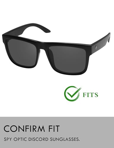 Image of Raydi Polycarbonate Replacement Lenses for Spy Optic Discord Square Sunglasses