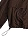 Verdusa Women's Zip Up Lightweight Windbreaker Jacket Sport Casual Workout Hoodie Outerwear with Pockets Rainy Day Outfits Brown Small