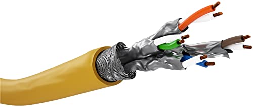 Goobay 61127 - Cavo Di Rete Cat 8.1 - Cavo Di Rete Cat 8 / Lan - Installazione Ad Alta Velocità 40 Gbits Con Schermatura S/Ftp Pimf / 50 M