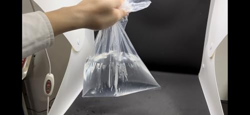 Geoyee 200ct 7x10 Inches Flat Open End Clear Plastic Poly Bags 1.6 Mil, Clear Plastic Poly Bags for Cloth, Notebooks, Pens, Markers, Small Business(7x10-200pcs) by Generic - Image 9