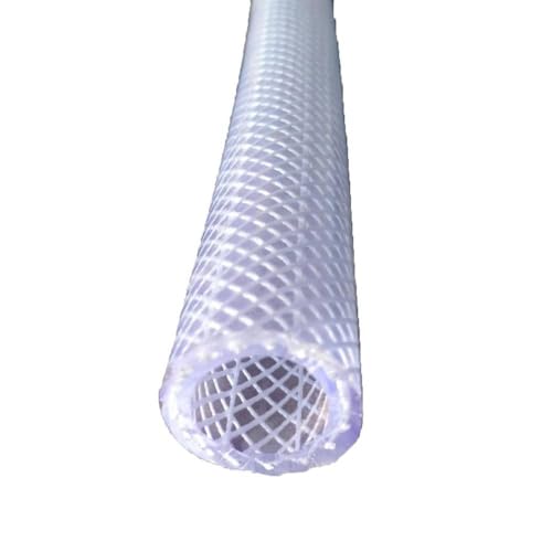 Image of Nylon Braided PVC Transparent Hose, 25 MM (1 Inch) x 30 Mtr Length,