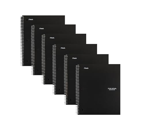 Cahier à spirale Five Star 5 sujets grands carreaux format 20x26cm