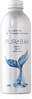 Purabay Plastic-Free Lemon Body Wash | Organic, Vegan & Eco-Friendly