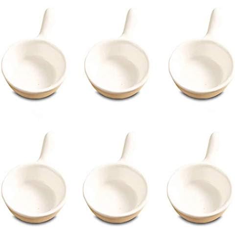 6-teiliges Keramik-Saucenschalen-Set mit Mini-Schüsseln Cover