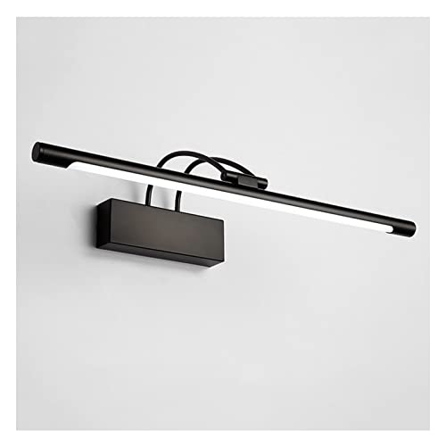 Applique de bain créative et élégante avec finition noire mate contemporaine