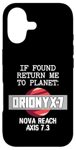 If Found Return Me To Planet Orionyx-7 �X�y�[�X�A�p���� �X�}�z�P�[�X iPhone 17 �p