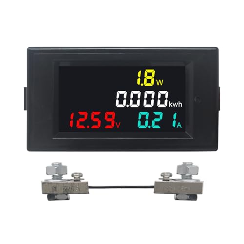 【Misuratore Multimetro】Questo misuratore di tensione digitale con schermo LCD a colori è in grado di misurare e visualizzare simultaneamente corrente, tensione, potenza attiva ed energia elettrica, in modo intuitivo e facile da leggere.