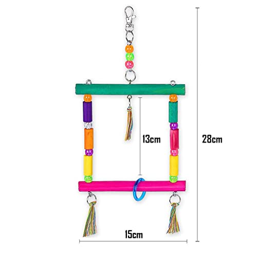Kit de Brinquedos Para Calopsita e Outras Aves