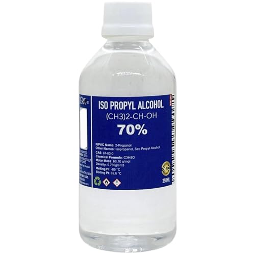 Image of CERO IPA Isopropyl Alcohol for Cleaning, 70% Pure [(CH3)2-CH-OH] CAS: 67-63-0 (250ml)