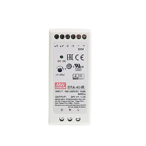 Alimentation rail DIN DRA-60-24 60W 2.5A convertisseur transformateur AC - 2