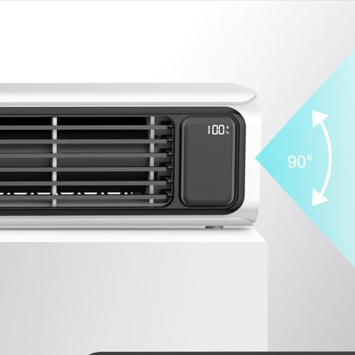 Ventilateur de bureau portable 3600 mAh à batterie rechargeable par USB - 8