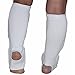 FytStycale MMA Shin Guards for Kickboxing and Muay Thai Training, White, M