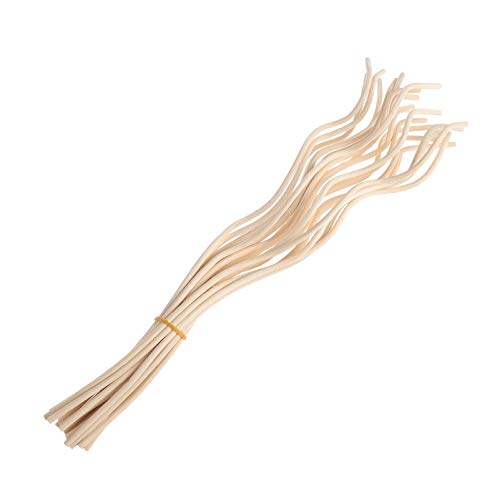 BESTOYARD 40pcs Scent Diffuser Aroma Diffuser Replacement Refill Diffuser Wooden Fragrance Sticks Aroma Oil Sticks Essential Oils Diffuser Perfume Aroma Stick Rattan Aromatherapy, 28x0.3cm