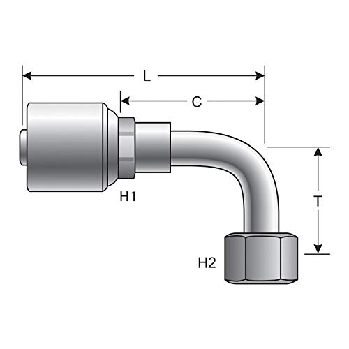 Image of Gates G25241-0810 Hydraulic Coupling