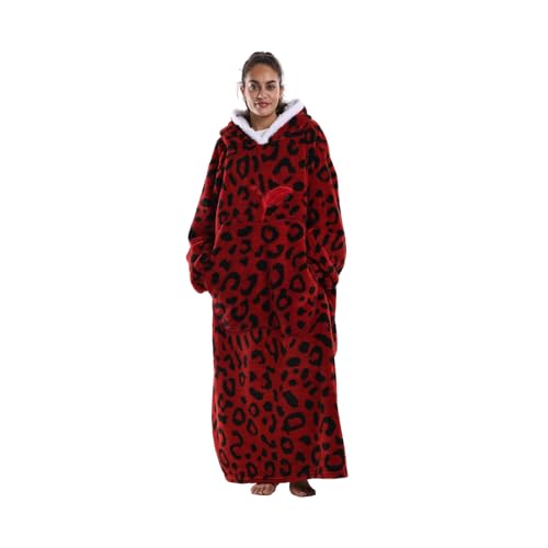 Couverture à capuche surdimensionnée super douce et chaude pour adulte