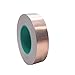 25m Cinta de Lámina de Cobre,Cinta Conductora de Blindaje Autoadhesivo para Protección Anti-gusano de Electrónica y Jardín (15 mm) (15mm*25m)