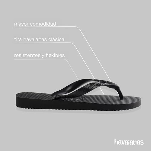 Miniatura 6 de Havaianas - Top, Chanclas Cómodas, Duraderas Y Ligeras, Estilo Zori, Con Suela Antideslizante, Adultos Unisex