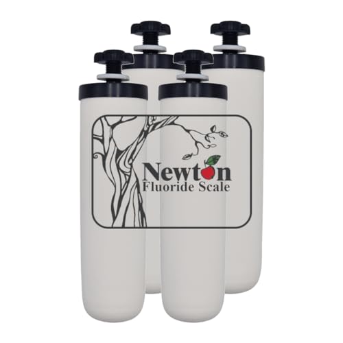 Newton Filtre à eau gravité avec élimination du fluor et réduction de la calcaire | Bougie en céramique haute…