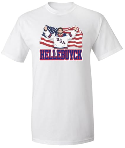 BarleyCone Connor Hellebuyck USA Winnipeg Gold Medal Shirt T-Shirt Adult 3XL