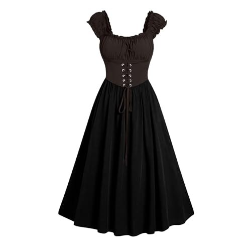 Robe gothique sans manches réglable pour résoudre le dilemme du costume d'Halloween