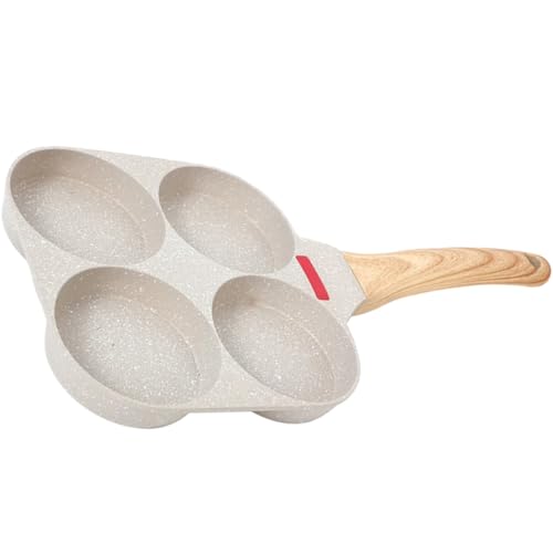 UKCOCO Sartén Multifuncional para Huevos Fritos y Panqueques Sartén Antiadherente de Huecos para Cocina para Hamburguesas y Tortillas Herramienta Práctica para Hogar y