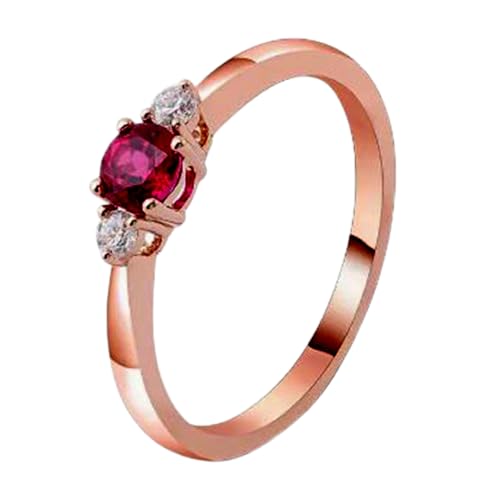 Bague en argent 925 et grenat rouge pour sublimer vos tenues de soirée chic