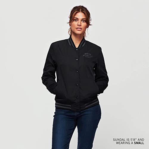 Indian Motorcycle Women's Casual Bomber, Black4