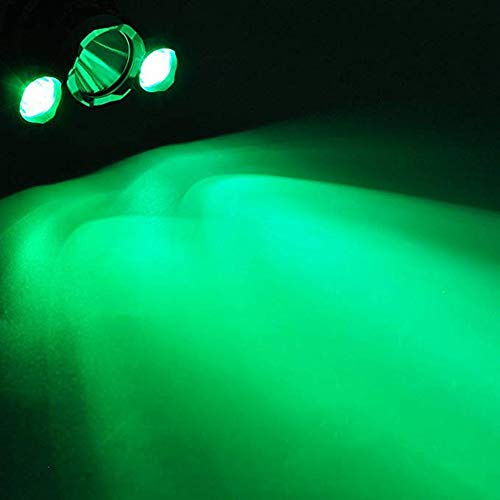 BESTSUN LED Hunting Headlamp with Green Light, USB Rechargeable Green Headlamps Flashlight for Coyote Hog Hunting, Fishing, Caving and Camping(Battery Included)