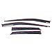 Window Visor Compatible With 2016-2022 Lexus RX350 & RX450h AL20, Injection Polycarbonate with Chrome Trim Air Deflector Rain Guard Shade by IKON MOTORSPORTS, 2017 2018 2019 2020 2021