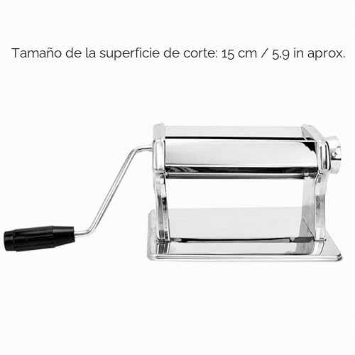 Cocoarm Máquina laminadora de arcilla polimérica - rodillo de arte de metal de prensa manual con seis espesores ajustables, antideslizante