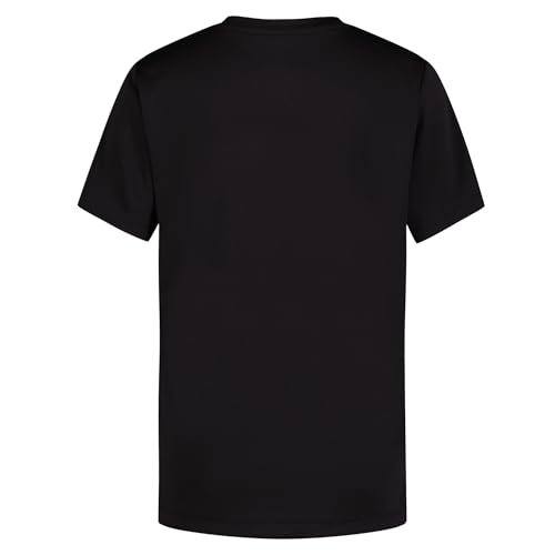 Image of Messi Boys' Lifestyle Short Sleeve Top, Loose-Fit Shirt with Logo, Comfortable, All-Day Wear