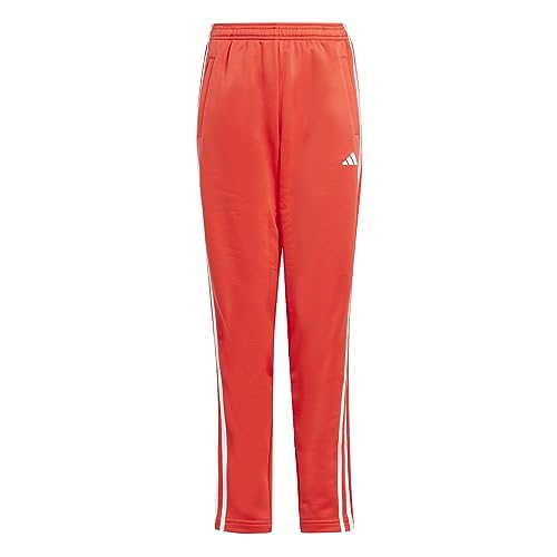 Adidas Ij9549 U Tr-Es 3S Pant Pantaloni Sportivi Unisex Bambino Bright Red/White Taglia 7-8A