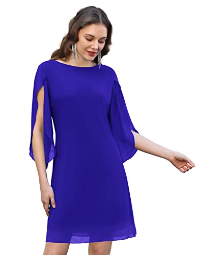 Grace Karin Summer Dresses For Women 2023 Party Wedding Knee Length Dresses Blue Xxl #TOP2