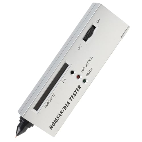 Xweptuy Gold Tester，Professional Gold Testing Kit for Jewelry, Portable High Accuracy Diamond Tester Electronic Device for Novice and Expert
