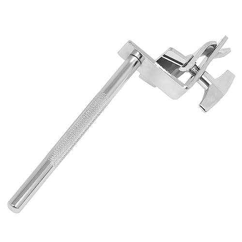 Abrazadera para campana de bombo Totority, clip para soporte de campana para kit de batería, fácil instalación para instrumentos de percusión miniatura 7