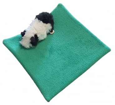 Hochwertiger Pipi-Pad, Pipi Pad für die Fleecehaltung von Meerschweinchen, Chinchilla, Kaninchen, Kleintieren, Größe ca. 50x40cm (grün)