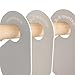 3 Sprouts Baby Closet Dividers Set of 8 - Baby Clothes Organizer Toddler Hanger, Double-Sided Size Labels - Nursery Organization for Baby Clothing Newborn Infant to 2T Boy & Girl - Gray & Beige