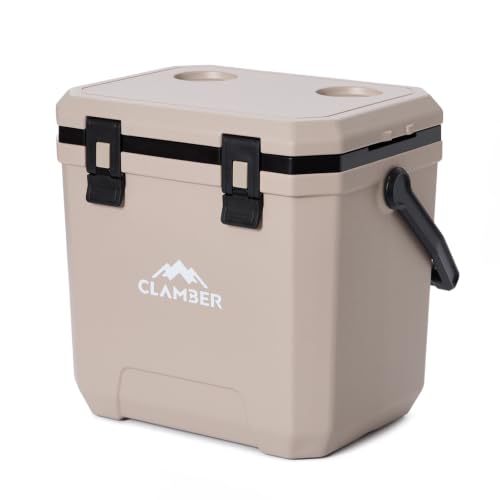 CLAMBER 25QT Portable Cooler Box with 48H Ice Retention